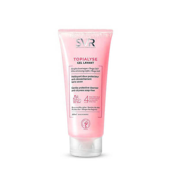 Sữa Rửa Mặt SVR Không Xà Phòng Làm Sạch Sâu Và Dưỡng Ẩm Topialyse Gel Lavant 200ml