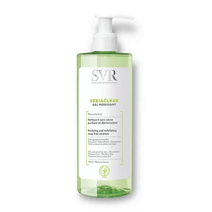 Sữa Rửa Mặt SVR Không Cồn Làm Sạch Sâu Và Loại Bỏ Bã Nhờn Sebiaclear Gel Moussant 400ml