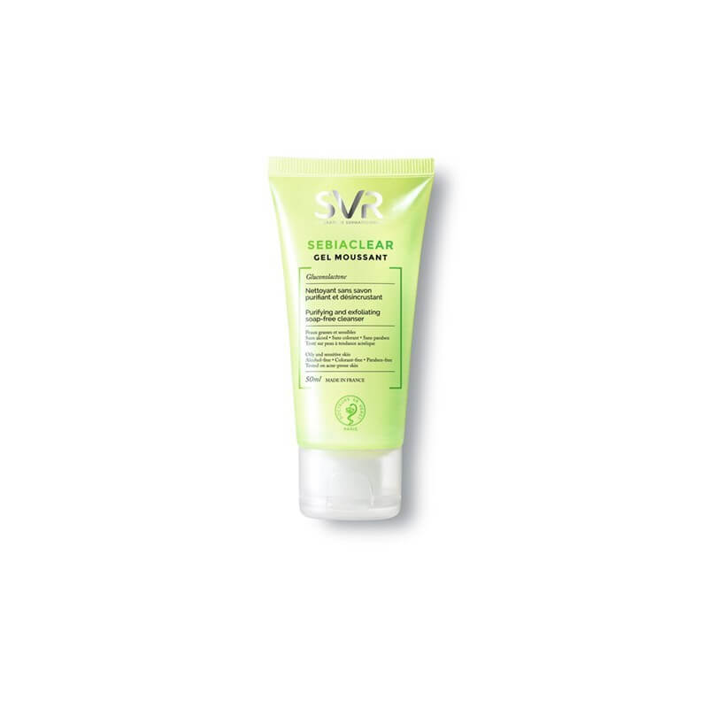 Sữa Rửa Mặt SVR Không Cồn Làm Sạch Sâu Và Loại Bỏ Bã Nhờn Sebiaclear Gel Moussant 55ml