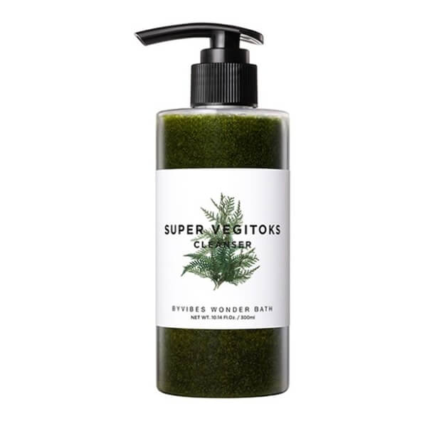 Sữa Rửa Mặt Rau Củ Wonder Bath Màu Xanh Cấp Ẩm Tự Nhiên Cho Da Super Vegitoks Cleanser 300ml