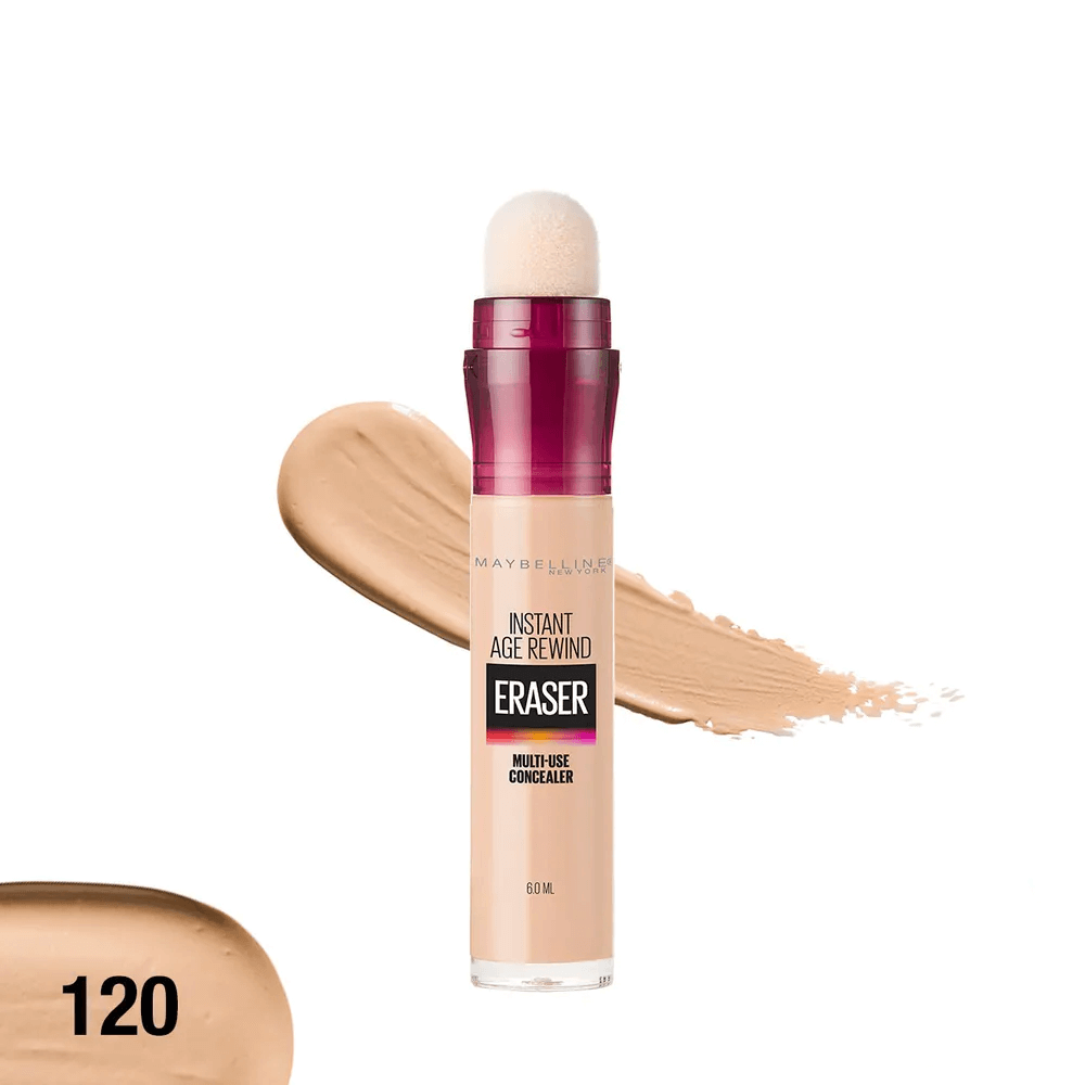 Bút Cushion Che Khuyết Điểm Maybelline Instant Age Rewind Eraser Dark Circles Treatment Concealer 120 Light 6ml