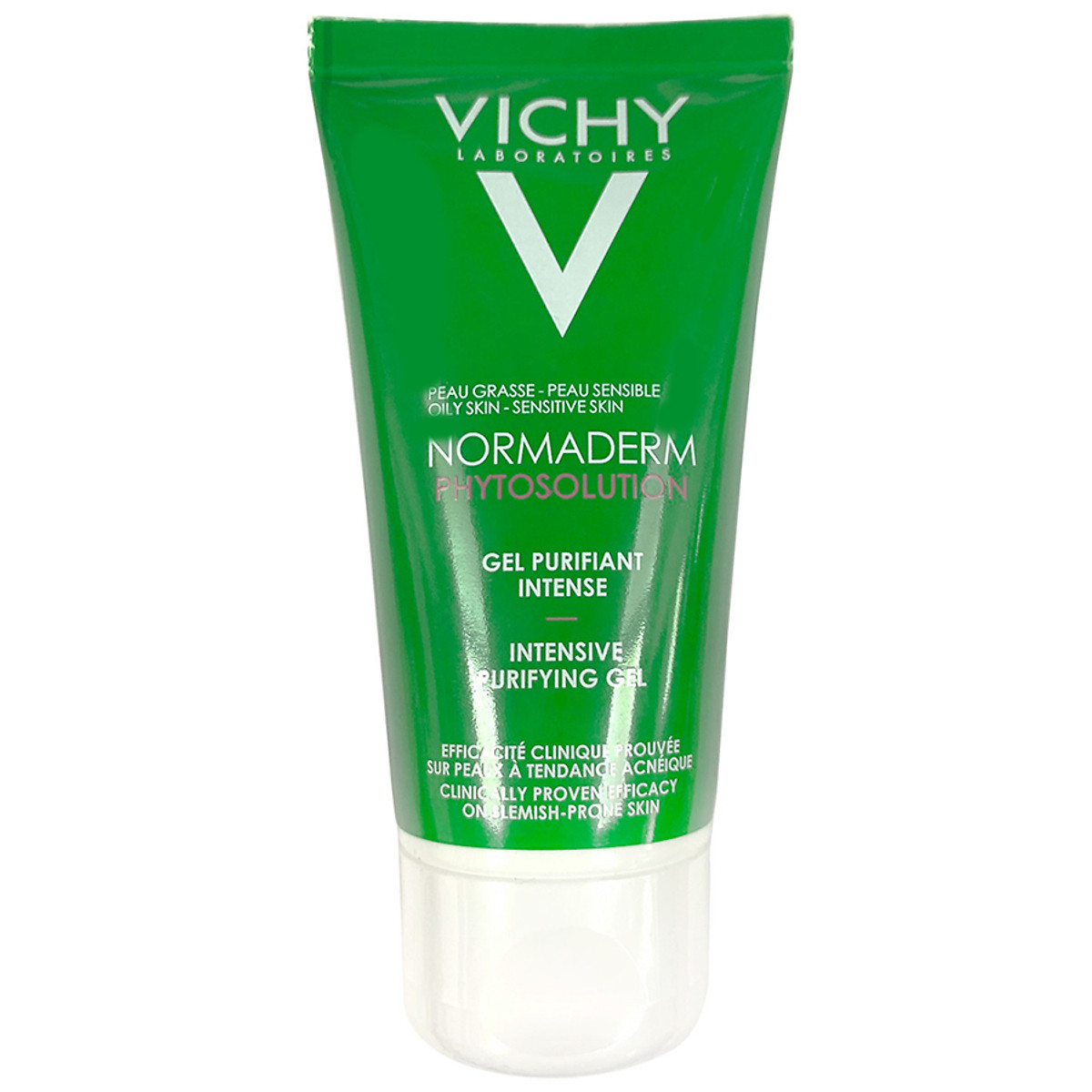 Sữa Rửa Mặt Vichy Không Xà Phòng Giúp Kiểm Soát Nhờn Và Ngăn Ngừa Mụn Normaderm Phytosolution Intensive Purifying Gel 50ml