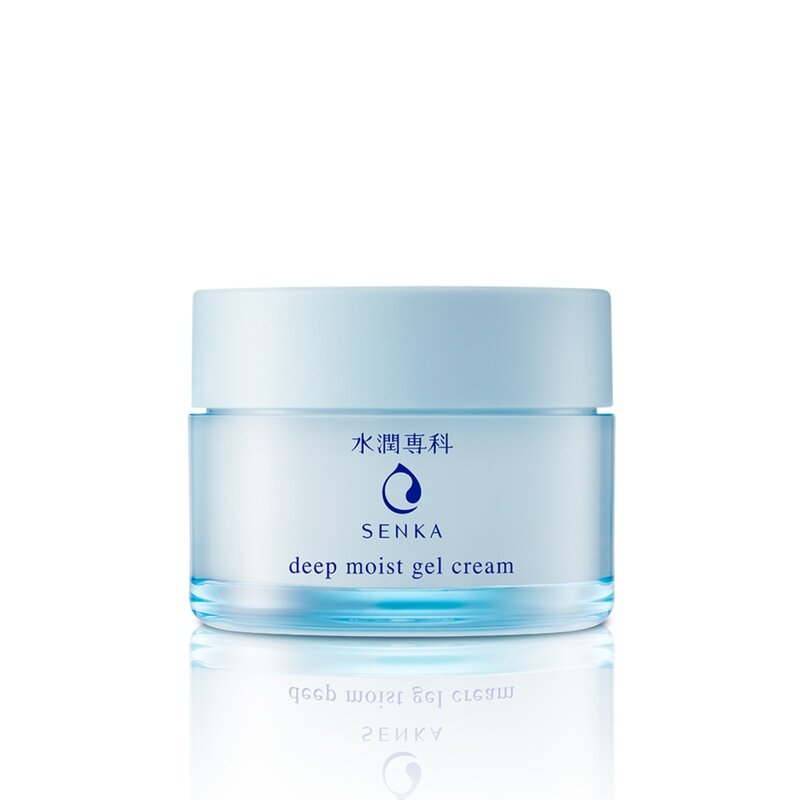 Mặt Nạ Ngủ Senka Không Cồn Deep Moist Gel Cream Cấp Ẩm Chuyên Sâu Dạng Gel 50g