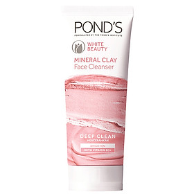 Sữa Rửa Mặt Pond's Đất Sét Khoáng Mineral Clay Deep Clean With Vitamin B3+ Giúp Sáng Mịn, Sạch Sâu 90g