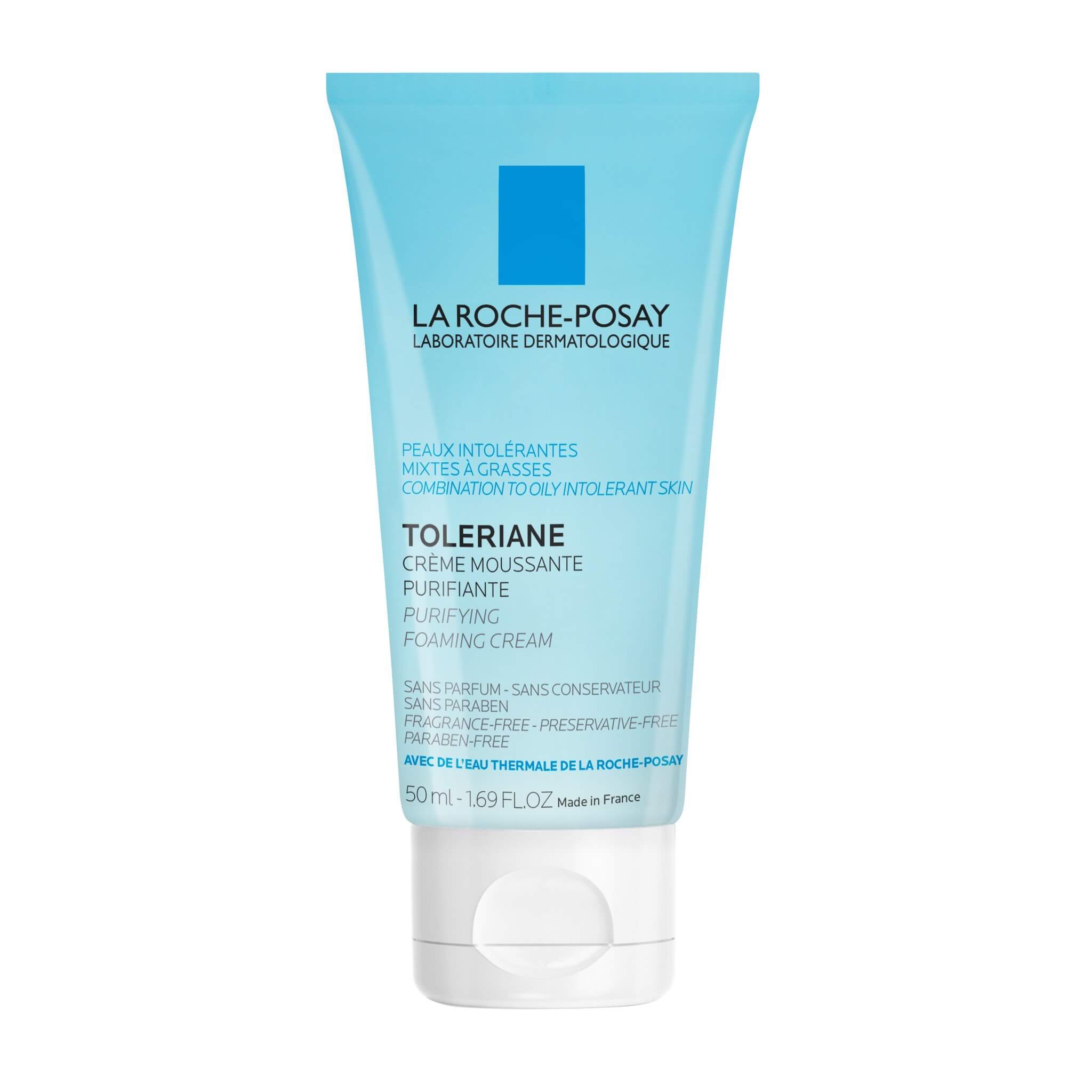 Sữa Rửa Mặt La Roche Posay Giúp Dưỡng Ẩm Và Loại Bỏ Độc Tố Toleriane Foaming Cream 50ml