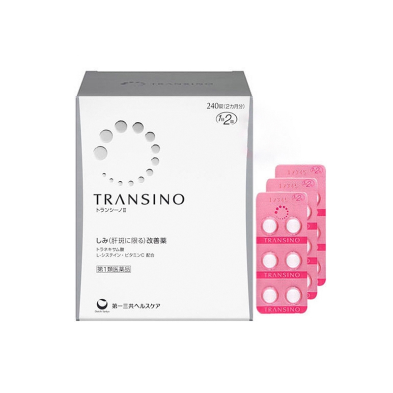 Viên Uống Trị Nám Trắng Da Transino Whitening 240 Viên