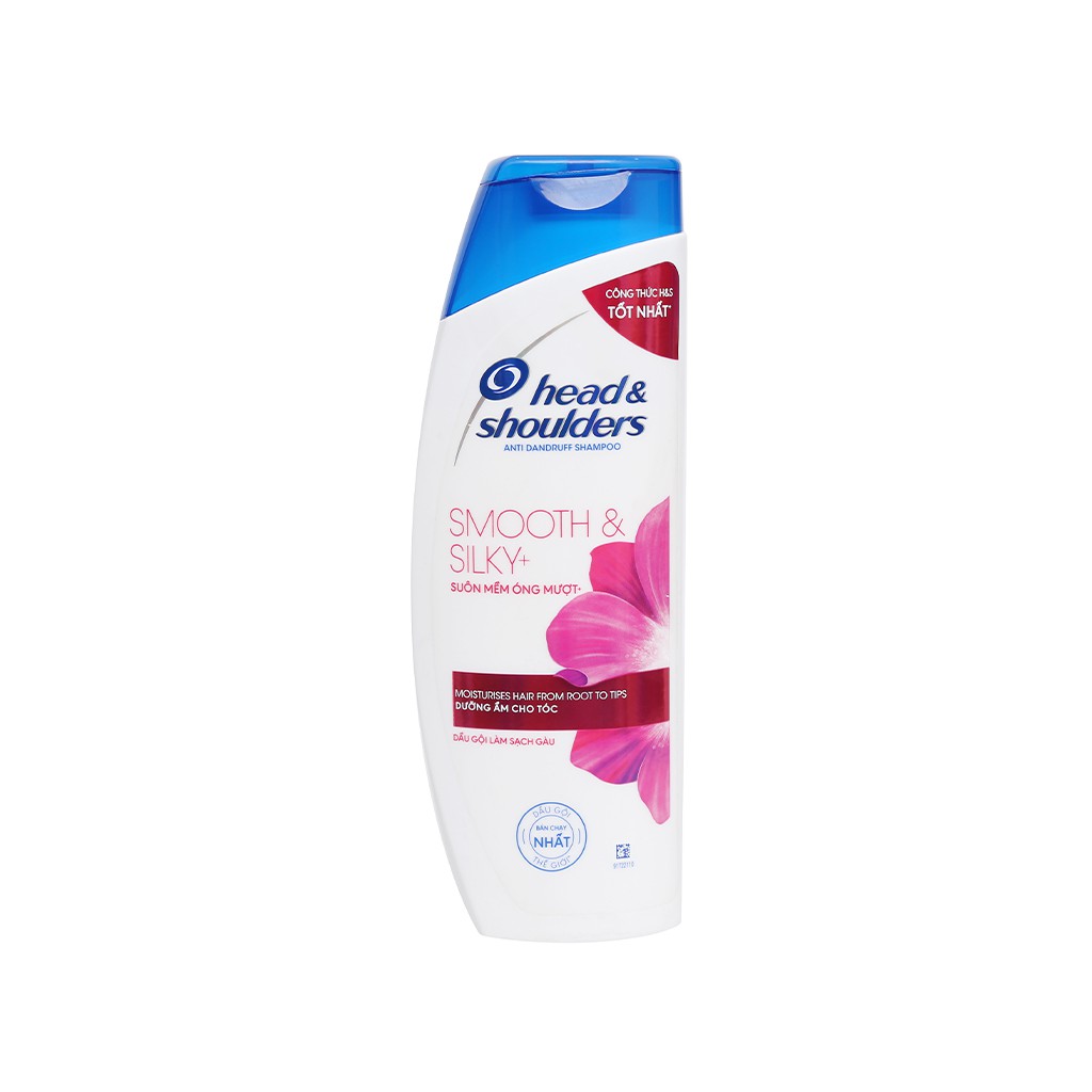 Dầu Gội Head & Shoulders Suôn Mềm Óng Mượt Dưỡng Ẩm Cho Tóc 350ml
