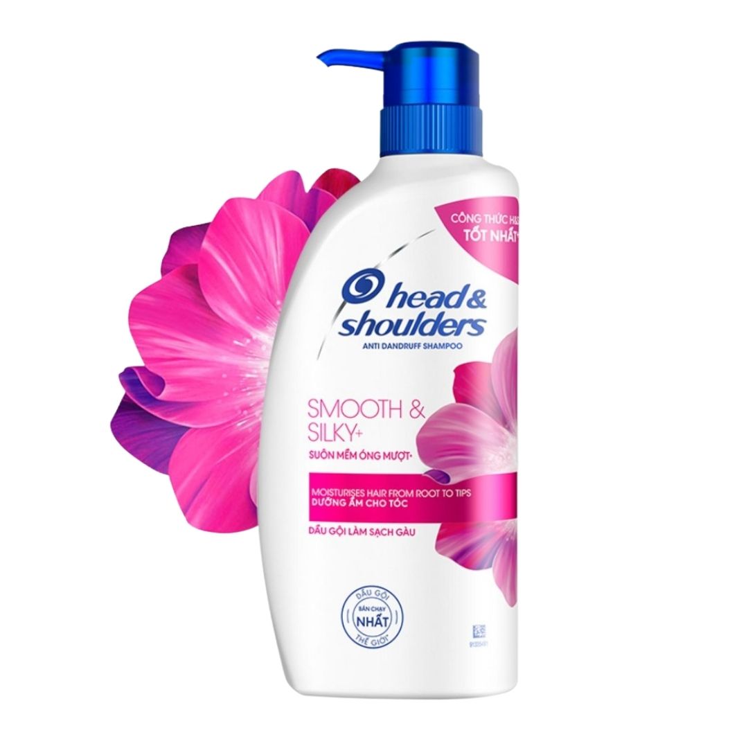Dầu Gội Head & Shoulders Suôn Mềm Óng Mượt Dưỡng Ẩm Cho Tóc 625ml