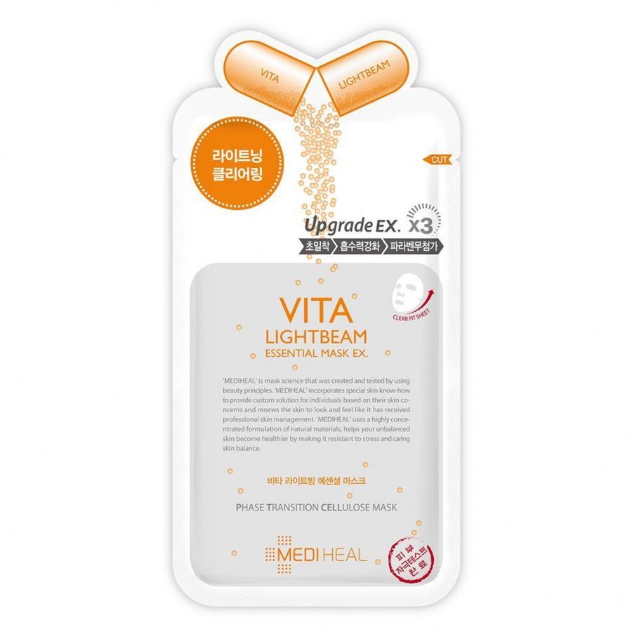 Mặt Nạ Mediheal Vita Lightbeam EX Giúp Dưỡng Trắng Da 24ml