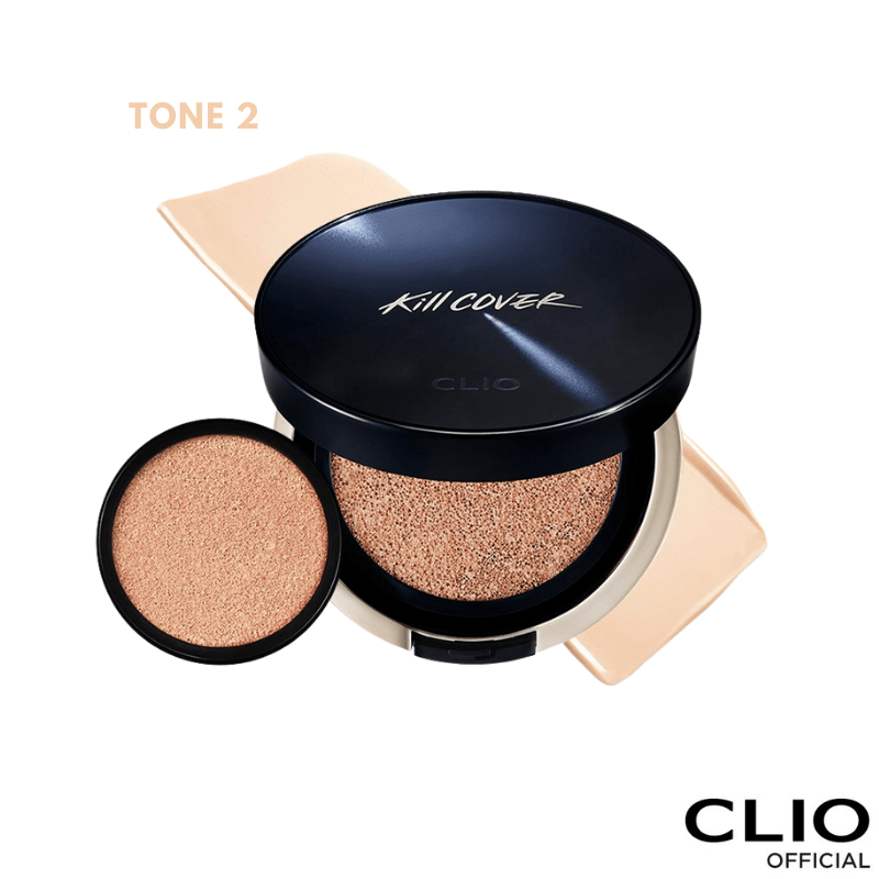 Phấn Nước Clio Kill Cover Che Khuyết Điểm Và Chống Nắng Tone 2 Lingerie