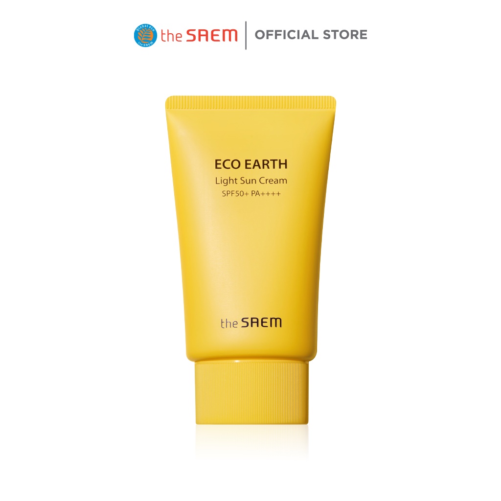 Kem Chống Nắng The Saem Vàng Bảo Vệ Da Eco Earth Light Sun 50g