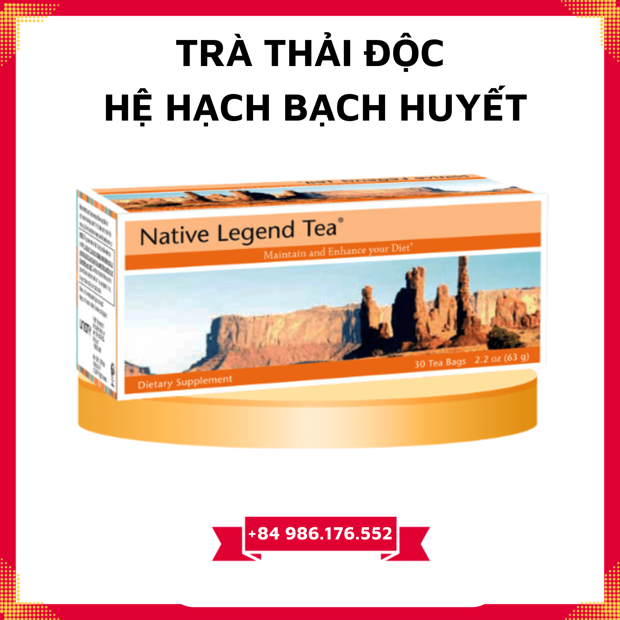 Trà Unicity Native Legend Tea Thải Độc Huyết Tương
