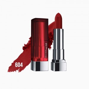 Son Lì Maybelline New York Color Sensational Creamy Matte 604 Moody Crimson Màu Đỏ Gạch 3.9g